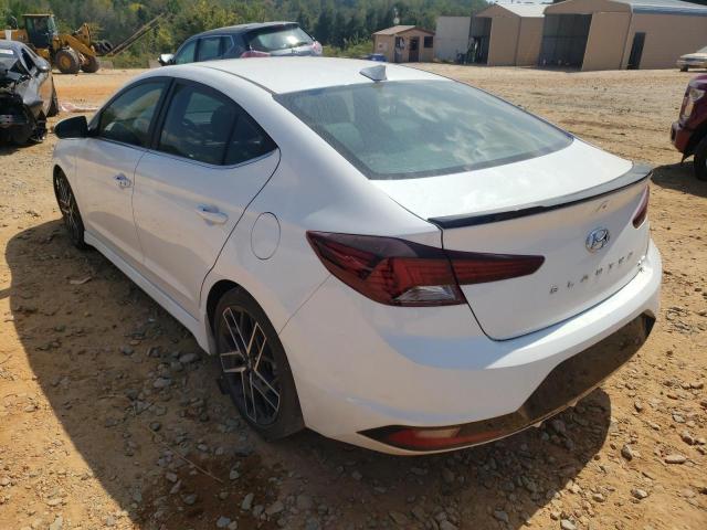 KMHD04LB1KU860034 - 2019 HYUNDAI ELANTRA SP WHITE photo 3