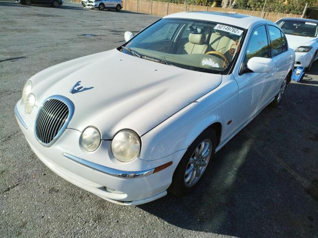 SAJDA01P41GL93859 - 2001 JAGUAR S-TYPE WHITE photo 2