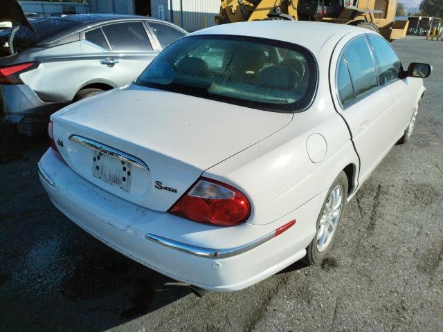 SAJDA01P41GL93859 - 2001 JAGUAR S-TYPE WHITE photo 4