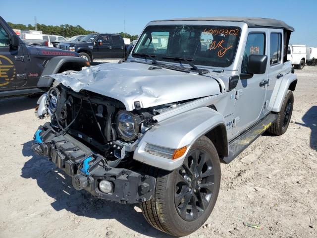 1C4JJXP65NW128971 - 2022 JEEP WRANGLER U SILVER photo 2