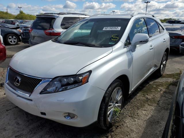 JTJBC1BAXB2418811 - 2011 LEXUS RX 450 WHITE photo 2