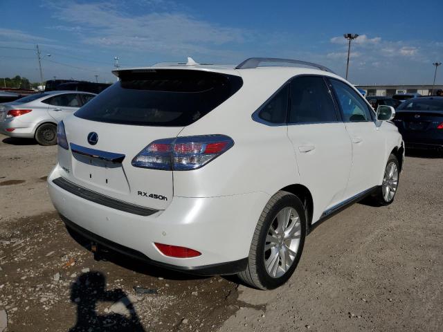 JTJBC1BAXB2418811 - 2011 LEXUS RX 450 WHITE photo 4