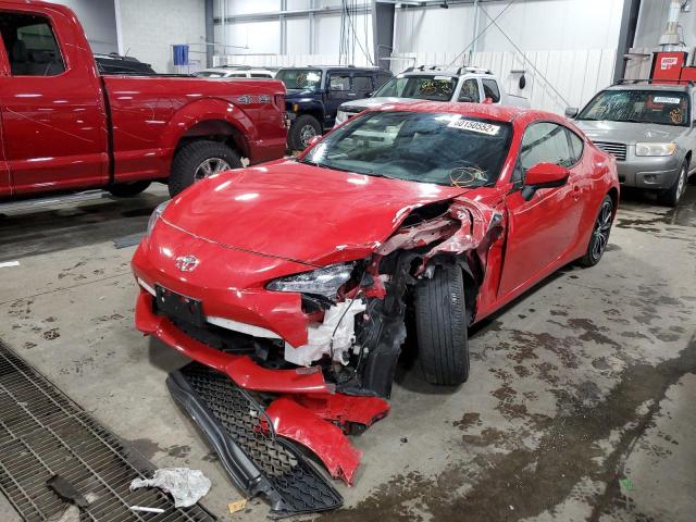 JF1ZNAA11H8711070 - 2017 TOYOTA 86 BASE RED photo 2