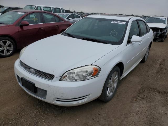 2G1WB5E30E1132717 - 2014 CHEVROLET IMPALA LIM WHITE photo 2