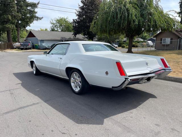 H9186977 - 1969 CADILLAC ELDORADO WHITE photo 3