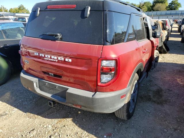 3FMCR9C66MRA28829 - 2021 FORD BRONCO SPO RED photo 4