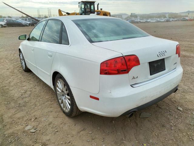 WAUAF78E16A179824 - 2006 AUDI A4 2 TURBO WHITE photo 3