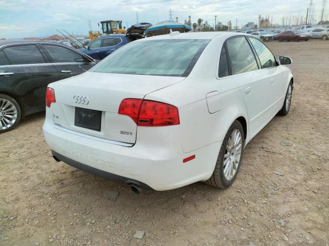 WAUAF78E16A179824 - 2006 AUDI A4 2 TURBO WHITE photo 4