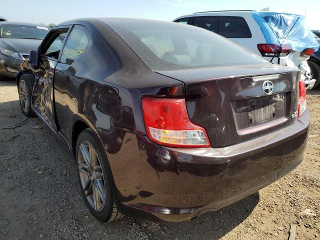 JTKJF5C78D3063983 - 2013 TOYOTA SCION TC 勃艮第红 照片 3