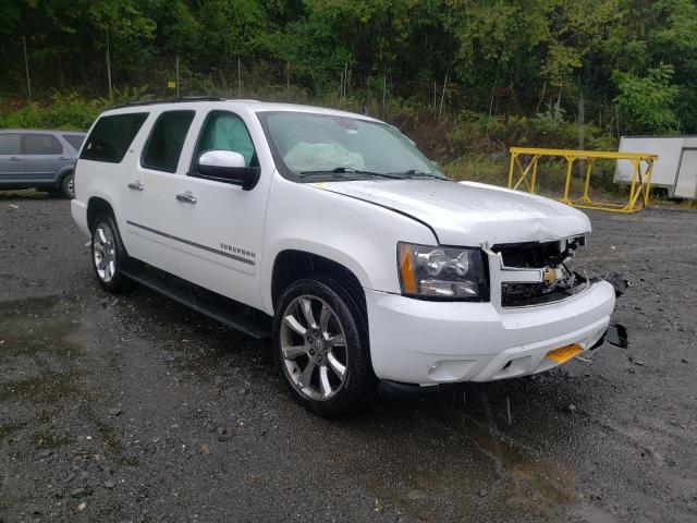 1GNSKKE73ER105310 - 2014 CHEVROLET SUBURBAN K WHITE photo 1