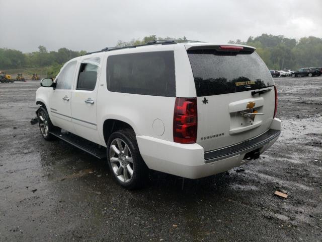 1GNSKKE73ER105310 - 2014 CHEVROLET SUBURBAN K WHITE photo 3