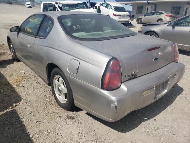 2G1WW12E959168359 - 2005 CHEVROLET MONTE CARL ვერცხლისფერი ფოტო 3