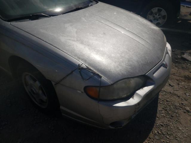 2G1WW12E959168359 - 2005 CHEVROLET MONTE CARL ვერცხლისფერი ფოტო 9