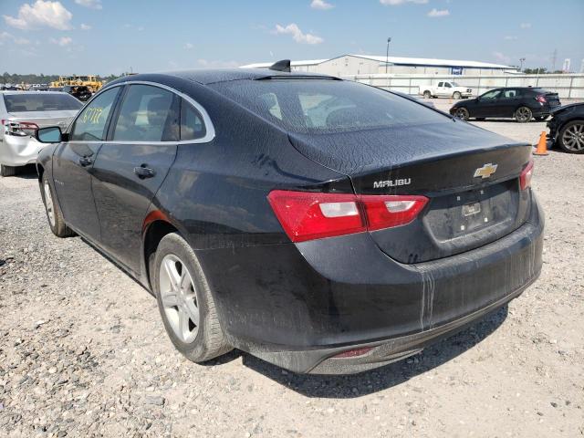 1G1ZB5ST6LF086169 - 2020 CHEVROLET MALIBU LS BLACK photo 3