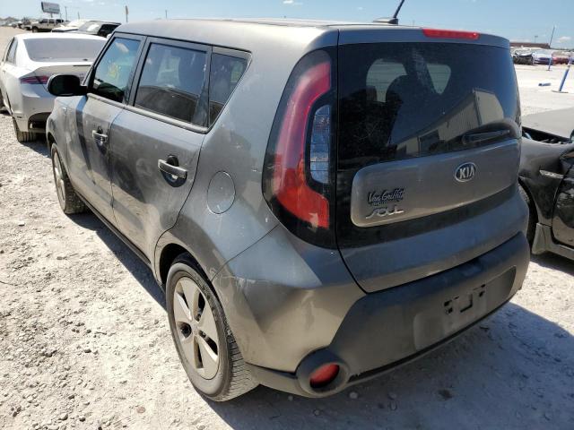 KNDJN2A25G7394842 - 2016 KIA SOUL GRAY photo 3