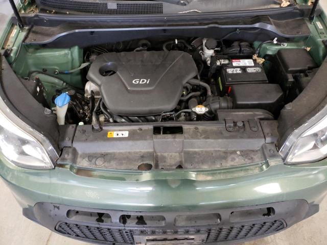 KNDJN2A29E7033286 - 2014 KIA SOUL GREEN photo 7