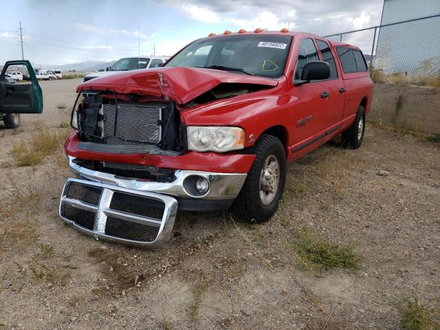 3D7LR38C95G866825 - 2005 DODGE RAM 3500 S RED photo 2