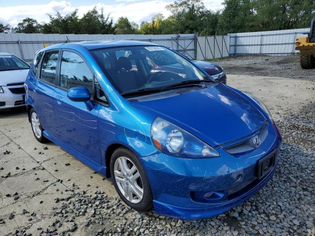 JHMGD38687S049604 - 2007 HONDA FIT S BLUE photo 1