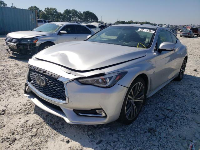 JN1EV7EL8KM291381 - 2019 INFINITI Q60 PURE SILVER photo 2