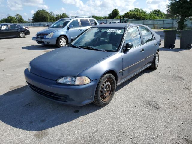 1HGEG8642RL018023 - 1994 HONDA CIVIC DX BLUE photo 2