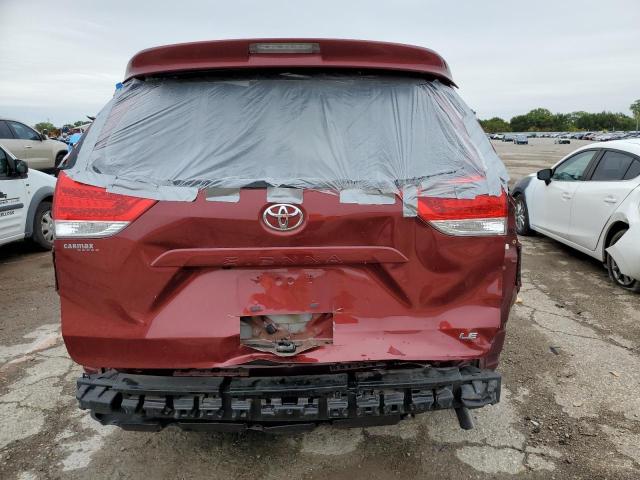 5TDKK3DC7DS319553 - 2013 TOYOTA SIENNA LE RED photo 9