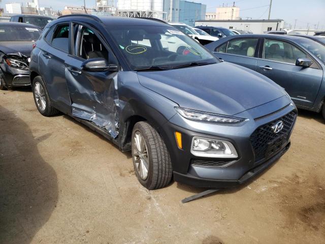 KM8K2CAA8JU177221 - 2018 HYUNDAI KONA SEL GRAY photo 1