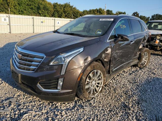 1GYKNBRS6HZ280034 - 2017 CADILLAC XT5 LUXURY GRAY photo 2