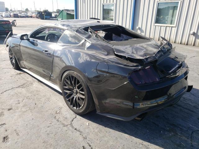 1FA6P8CF1H5247472 - 2017 FORD MUSTANG GT BLACK photo 3