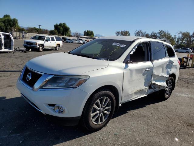 5N1AR2MN1EC704561 - 2014 NISSAN PATHFINDER WHITE photo 2