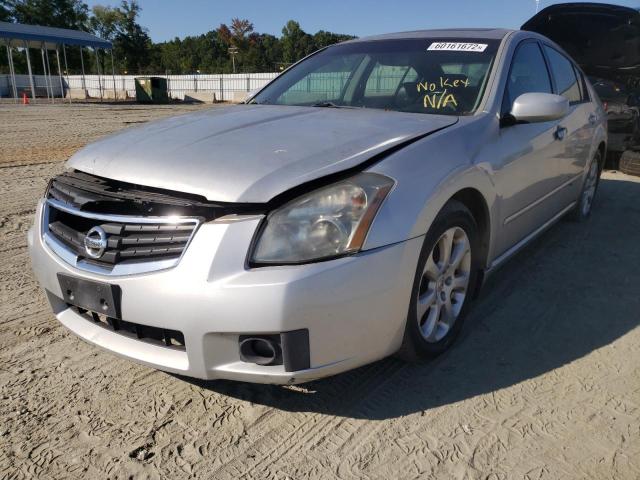 1N4BA41E97C801600 - 2007 NISSAN MAXIMA SE SILVER photo 2