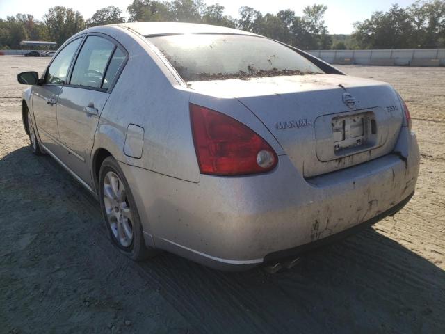 1N4BA41E97C801600 - 2007 NISSAN MAXIMA SE SILVER photo 3