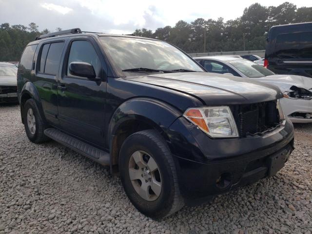 5N1AR18U66C609961 - 2006 NISSAN PATHFINDER BLACK photo 1