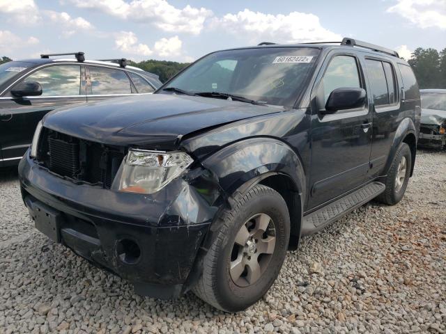 5N1AR18U66C609961 - 2006 NISSAN PATHFINDER BLACK photo 2