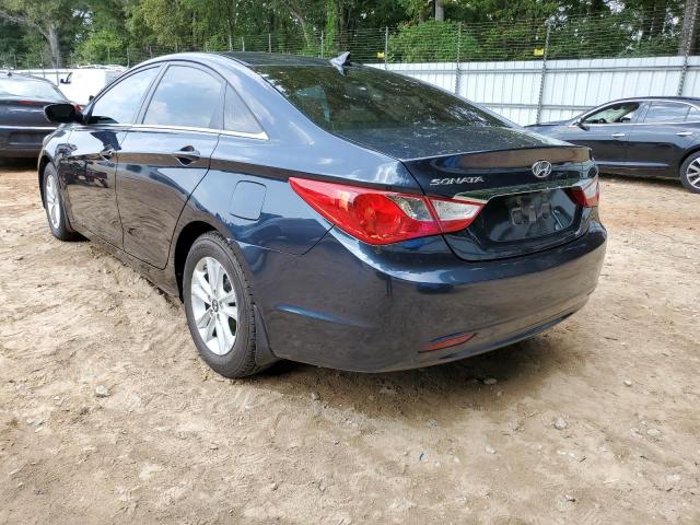 5NPEB4ACXBH169741 - 2011 HYUNDAI SONATA GLS BLUE photo 3