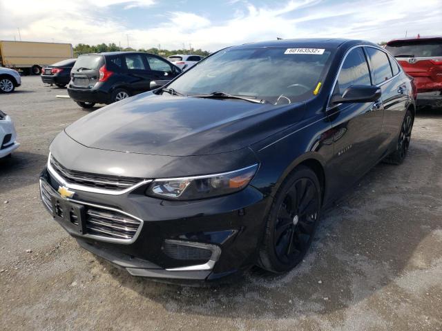 1G1ZE5SX0JF272118 - 2018 CHEVROLET MALIBU PRE BLACK photo 2