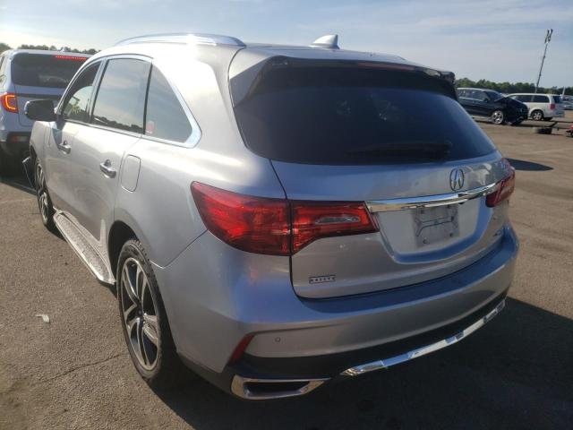 5FRYD4H81HB008810 - 2017 ACURA MDX ADVANC SILVER photo 3