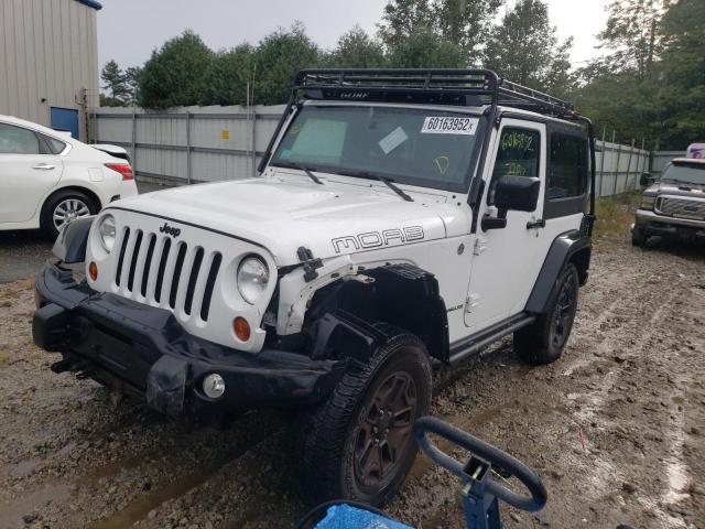 1C4AJWBGXDL565813 - 2013 JEEP WRANGLER S WHITE photo 2