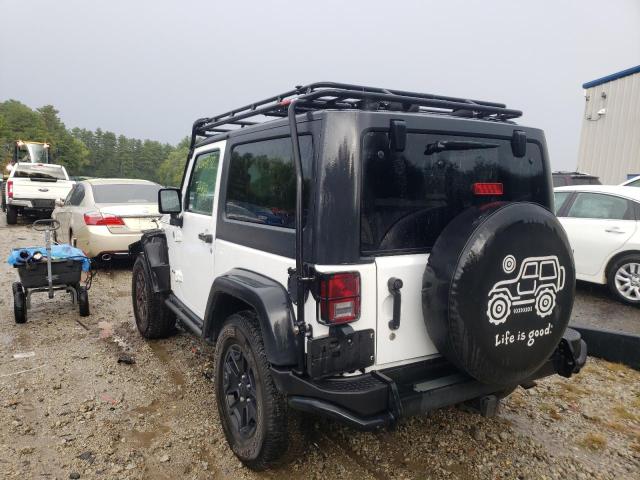 1C4AJWBGXDL565813 - 2013 JEEP WRANGLER S WHITE photo 3