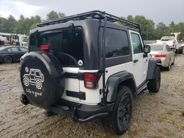 1C4AJWBGXDL565813 - 2013 JEEP WRANGLER S WHITE photo 4