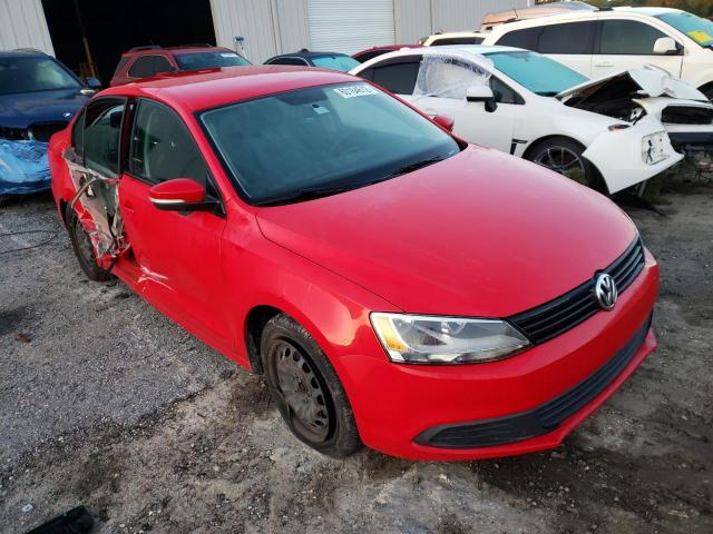 3VWD17AJ3EM247500 - 2014 VOLKSWAGEN JETTA SE RED photo 1