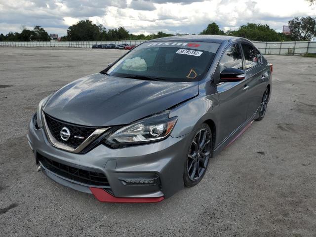 3N1CB7AP6HY376444 - 2017 NISSAN SENTRA SR GRAY photo 2