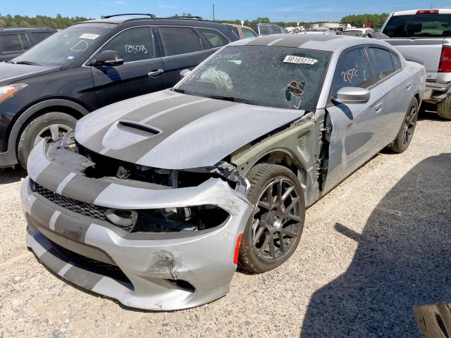2C3CDXGJ3KH741822 - 2019 DODGE CHARGER SC SILVER photo 2