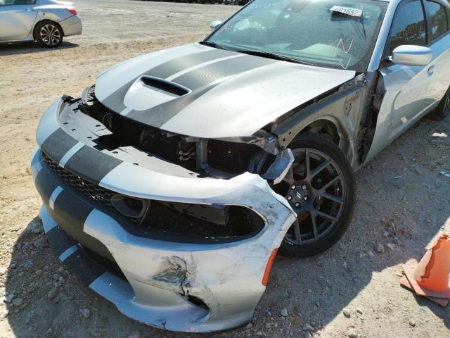 2C3CDXGJ3KH741822 - 2019 DODGE CHARGER SC SILVER photo 9