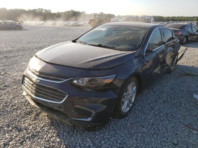 1G1ZF5SU9JF185983 - 2018 CHEVROLET MALIBU HYB BLUE photo 2