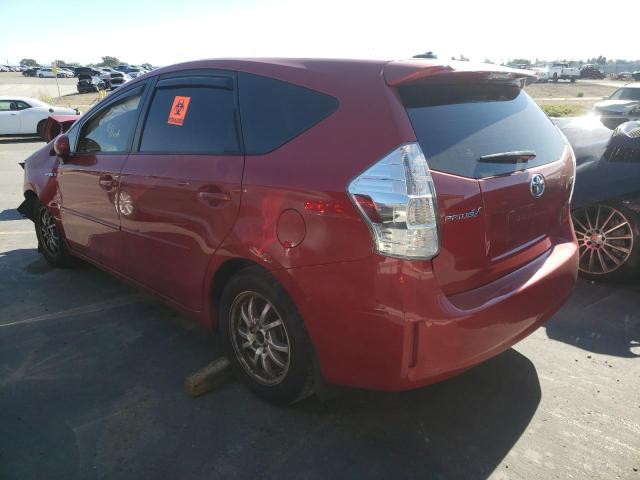 JTDZN3EU5C3184117 - 2012 TOYOTA PRIUS V BURGUNDY photo 3