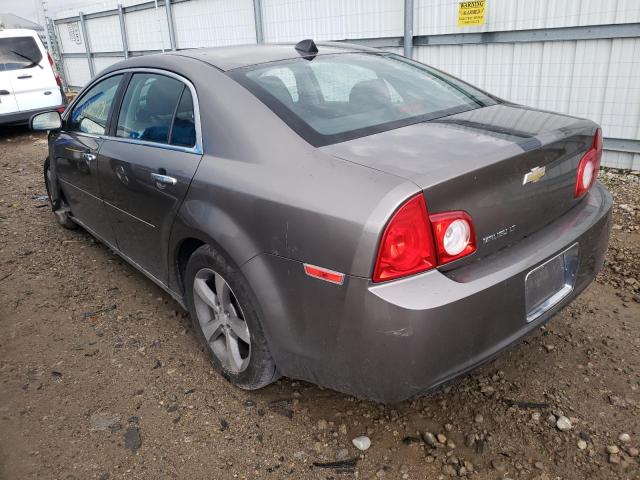 1G1ZC5E06CF321054 - 2012 CHEVROLET MALIBU 1LT ნაცრისფერი ფოტო 3