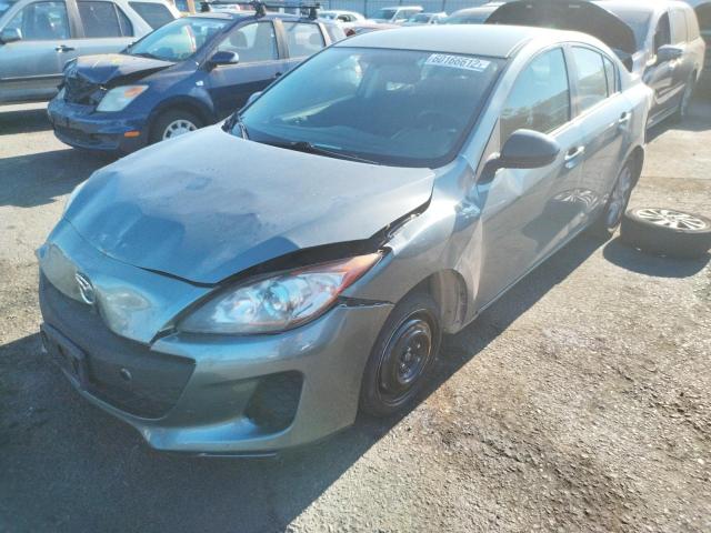 JM1BL1V80C1556151 - 2012 MAZDA 3 I TURQUOISE photo 2