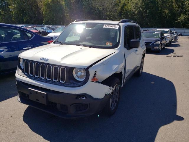 ZACCJAAB7HPF76867 - 2017 JEEP RENEGADE S WHITE photo 9