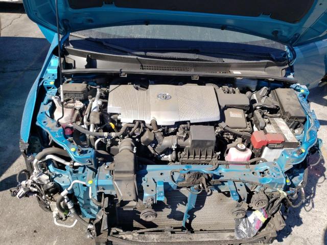 JTDKAMFP8M3194394 - 2021 TOYOTA PRIUS PRIM 蓝色 照片 7