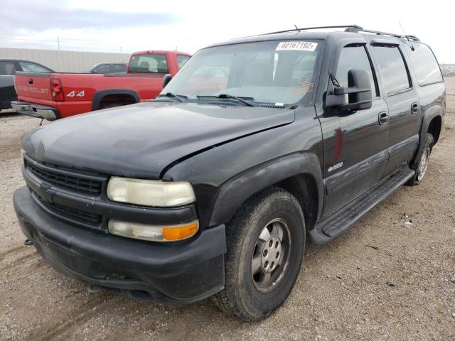 3GNFK16TXYG108927 - 2000 CHEVROLET SUBURBAN K BLACK photo 2